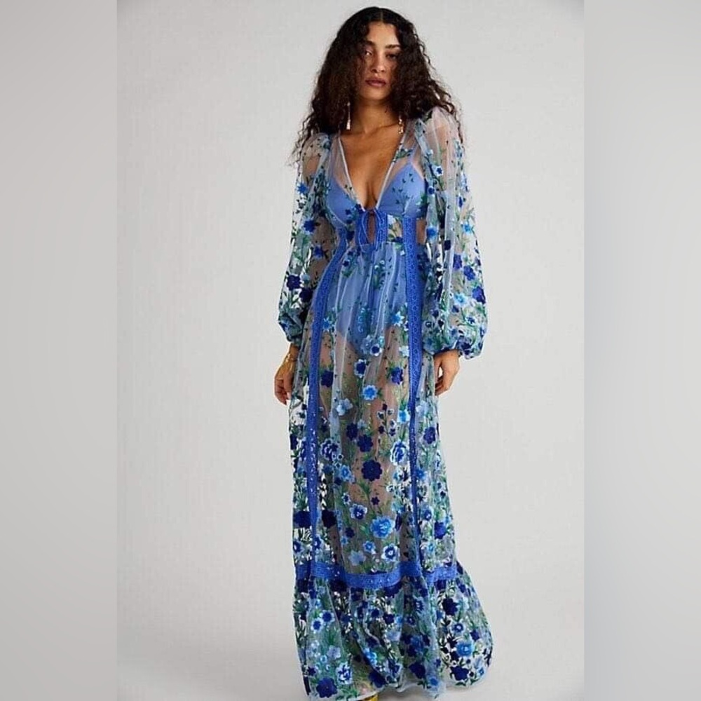 For Love and Lemons Luna maxi dress